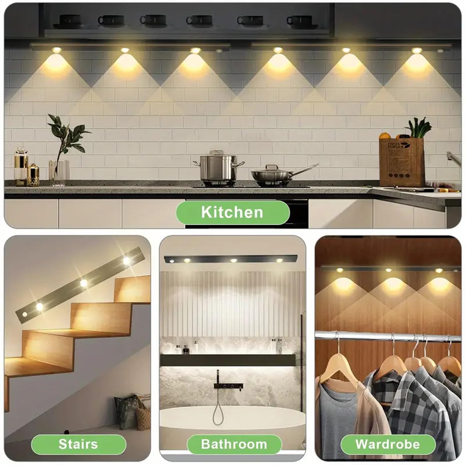 Rechargeable LED Under Cabinet Lights