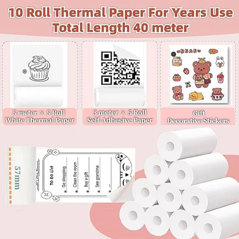 Portable Pocket Mini Printer
