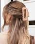 Hair Clutchers Soft Hair Claw Clip Soft Hair Buckle Butterfly Clip Hair Clamps Unbreakable Hair Clip