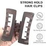 Hair Clutchers Soft Hair Claw Clip Soft Hair Buckle Butterfly Clip Hair Clamps Unbreakable Hair Clip