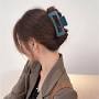Hair Clutchers Soft Hair Claw Clip Soft Hair Buckle Butterfly Clip Hair Clamps Unbreakable Hair Clip
