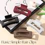 Hair Clutchers Soft Hair Claw Clip Soft Hair Buckle Butterfly Clip Hair Clamps Unbreakable Hair Clip