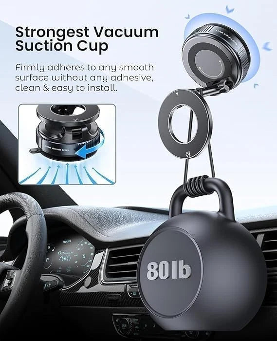 Vacuum Magnetic Phone Holder, Mounting Type: Dashboard