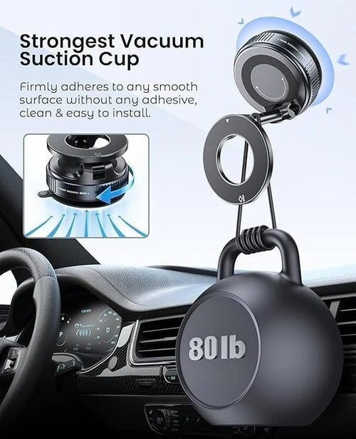 Vacuum Magnetic Phone Holder, Mounting Type: Dashboard