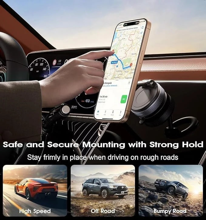 Vacuum Magnetic Phone Holder, Mounting Type: Dashboard